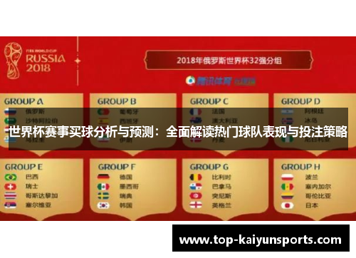 世界杯赛事买球分析与预测：全面解读热门球队表现与投注策略
