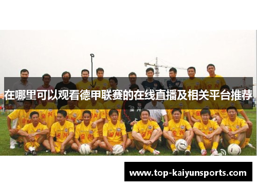 在哪里可以观看德甲联赛的在线直播及相关平台推荐