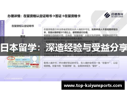 日本留学：深造经验与受益分享